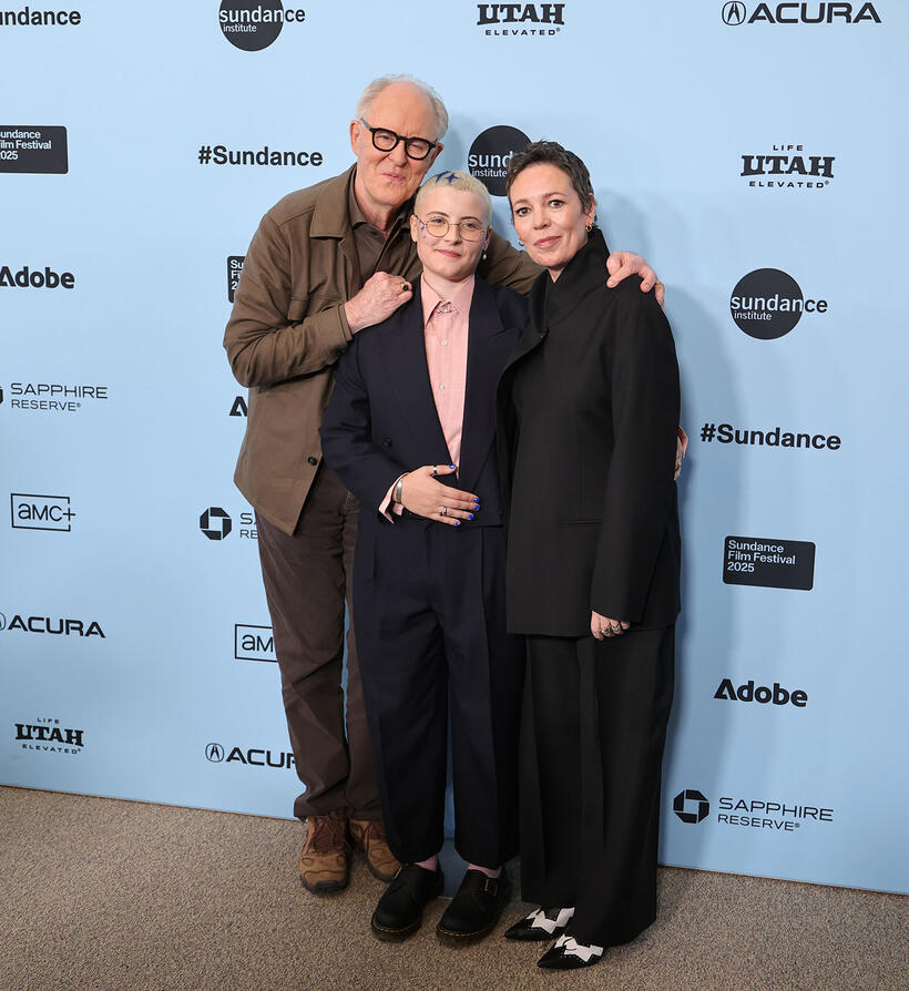 
	John LIthgow, Aud Mason-Hyde and Olivia Colman
