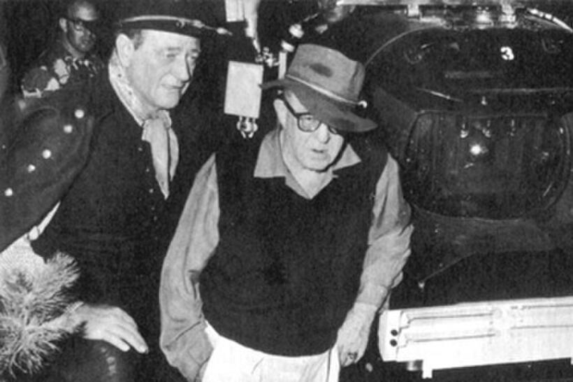John Wayne and John Ford