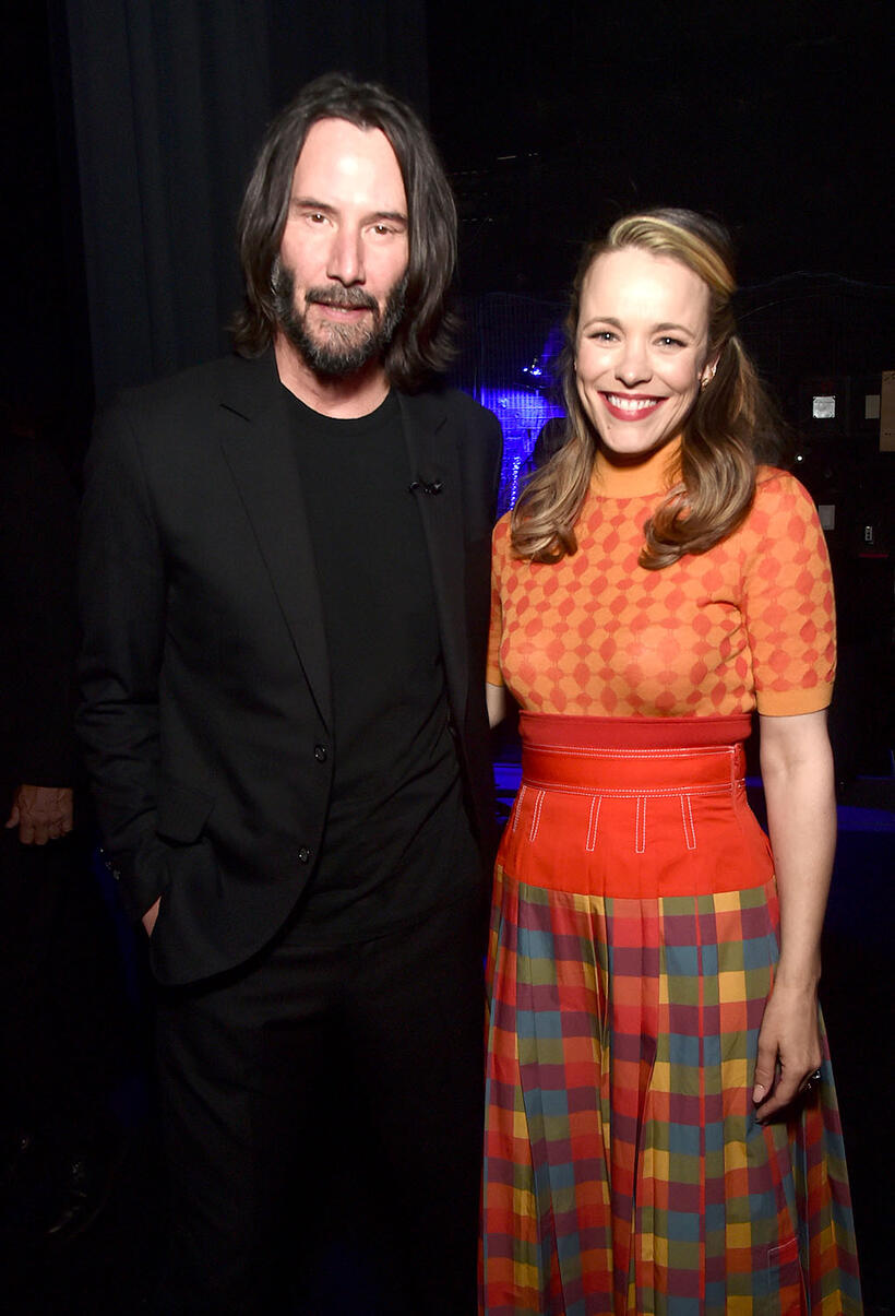 
	Keanu Reeves and Rachel McAdams
