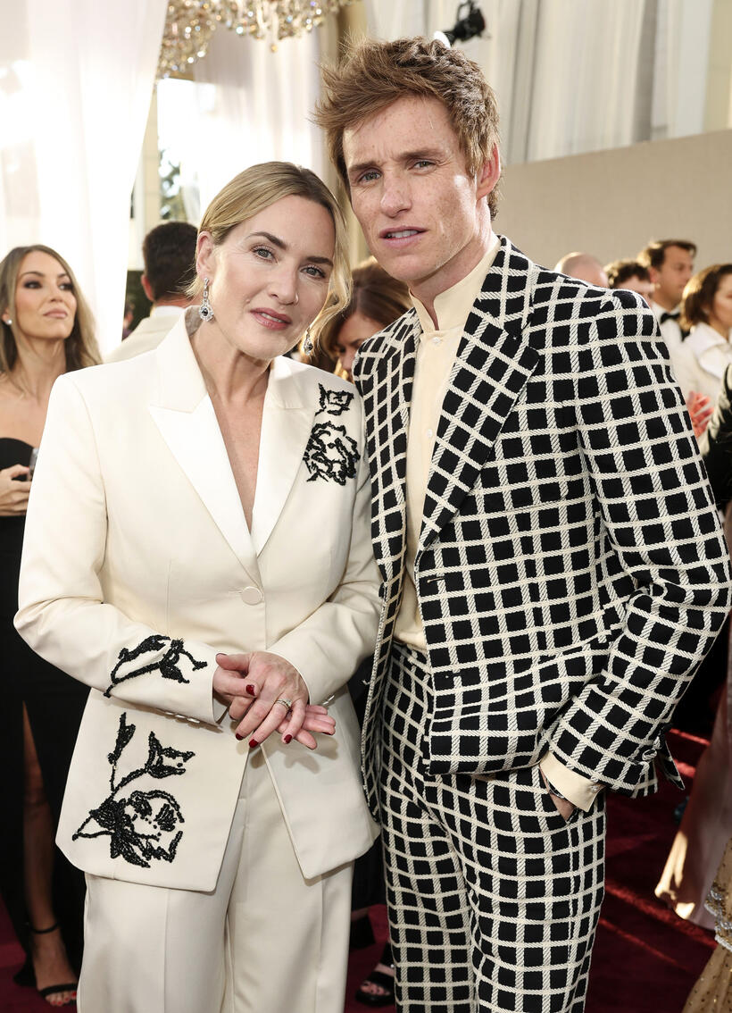 
	Kate Winslet and Eddie Redmayne
