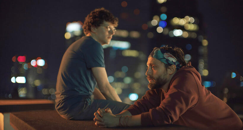 
	Jesse Eisenberg and Kieran Culkin in A Real Pain
