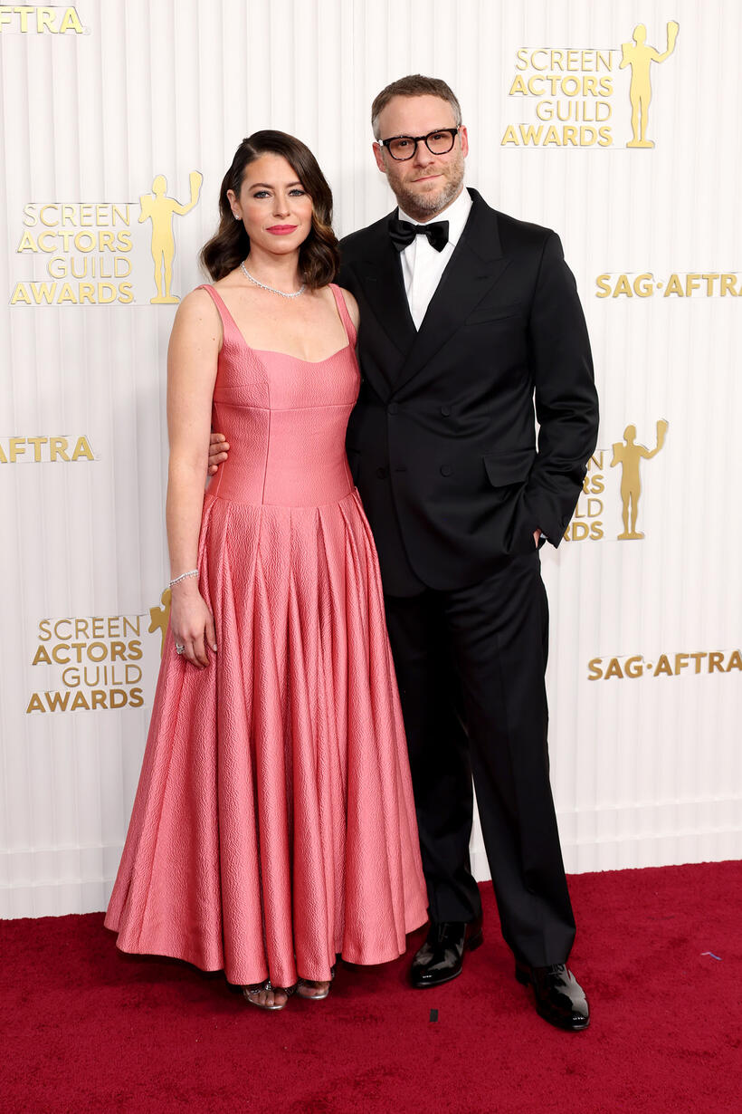 
	Lauren Miller and Seth Rogen
