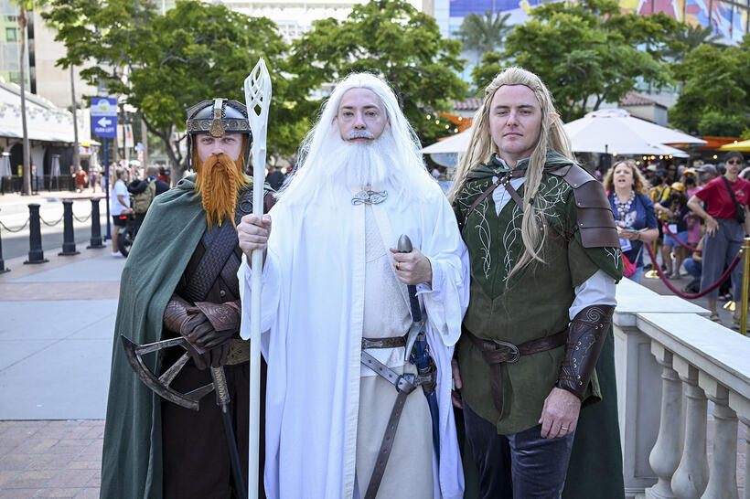 
	Gimli, Gandalf and Legolas
