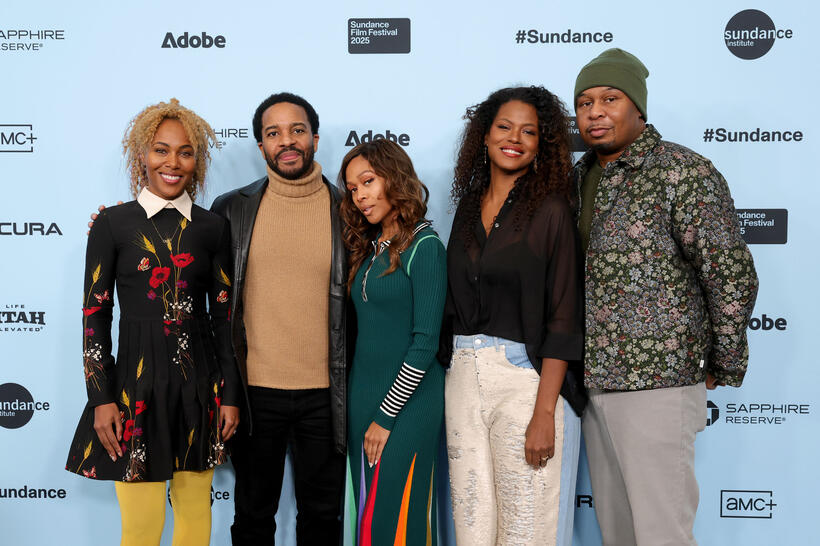 
	DeWanda Wise, Andr&eacute; Holland, Nicole Beharie, Cassandra Freeman and Roy Wood Jr
