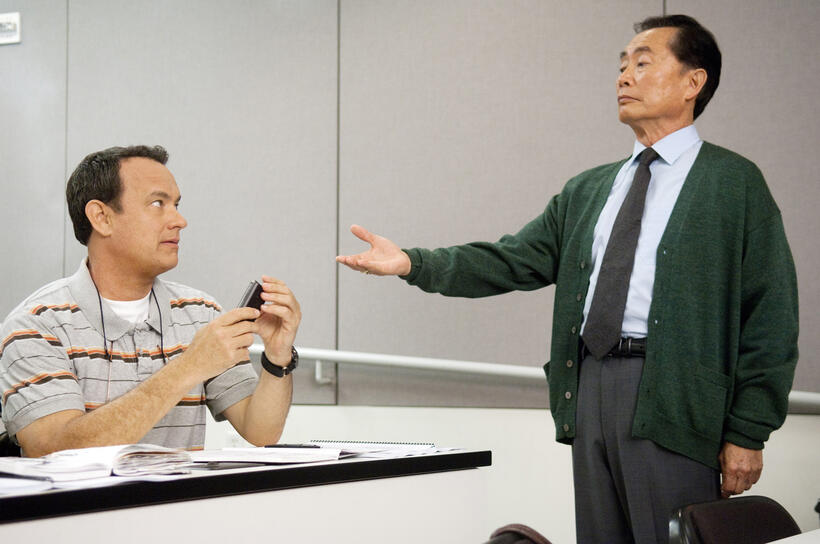 Tom Hanks and George Takei in Larry Crowne