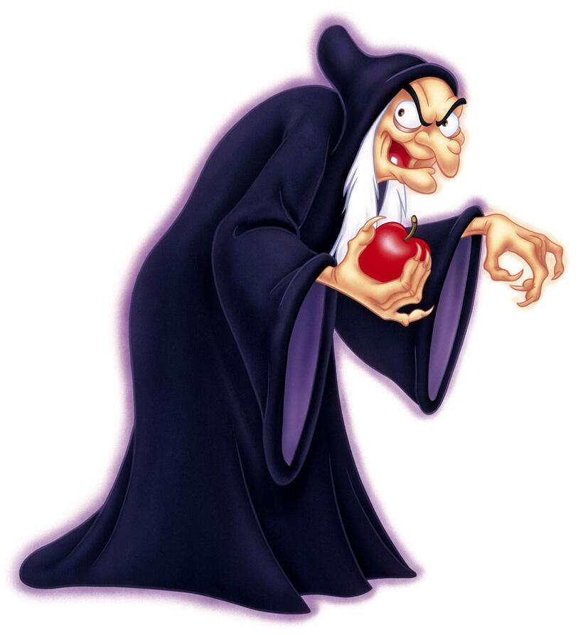 
	The Witch in Snow White and the Seven Dwarfs
