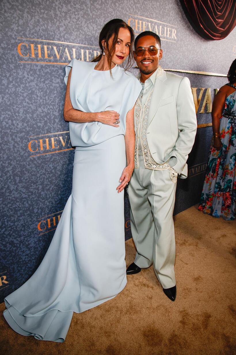 
	Minnie Driver and Kelvin Harrison Jr.
