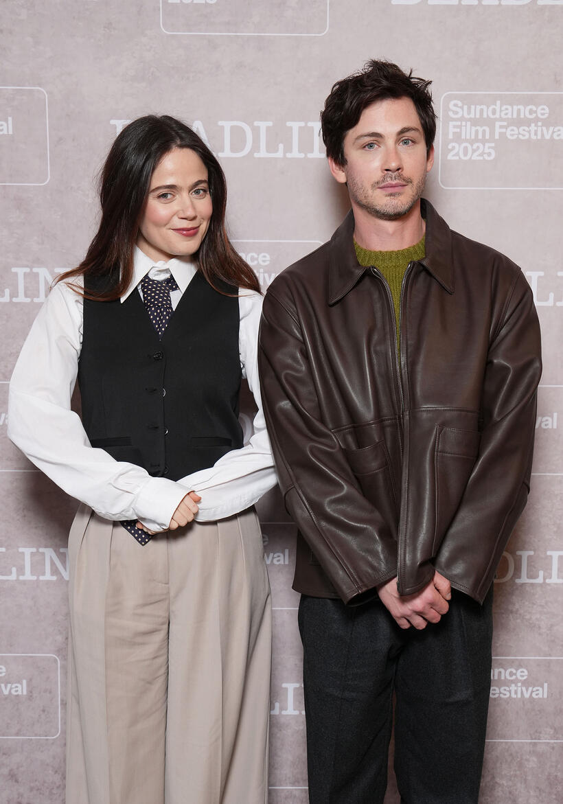 
	Molly Gordon and Logan Lerman
