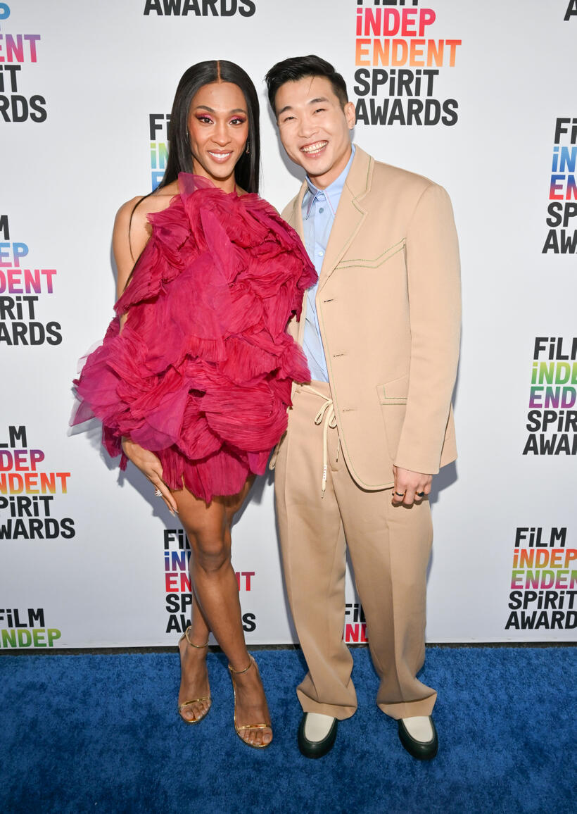 
	Michaela Ja&eacute; Rodriguez and Joel Kim Booster
