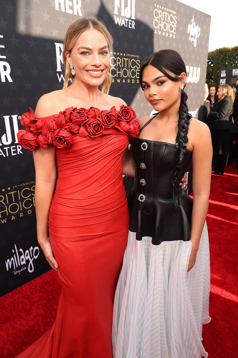 
	Margot Robbie and Ariana Greenblatt
