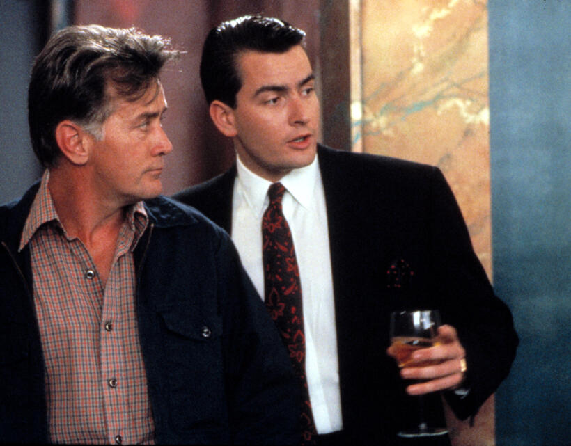
	Martin Sheen Charlie Sheen in Wall Street
