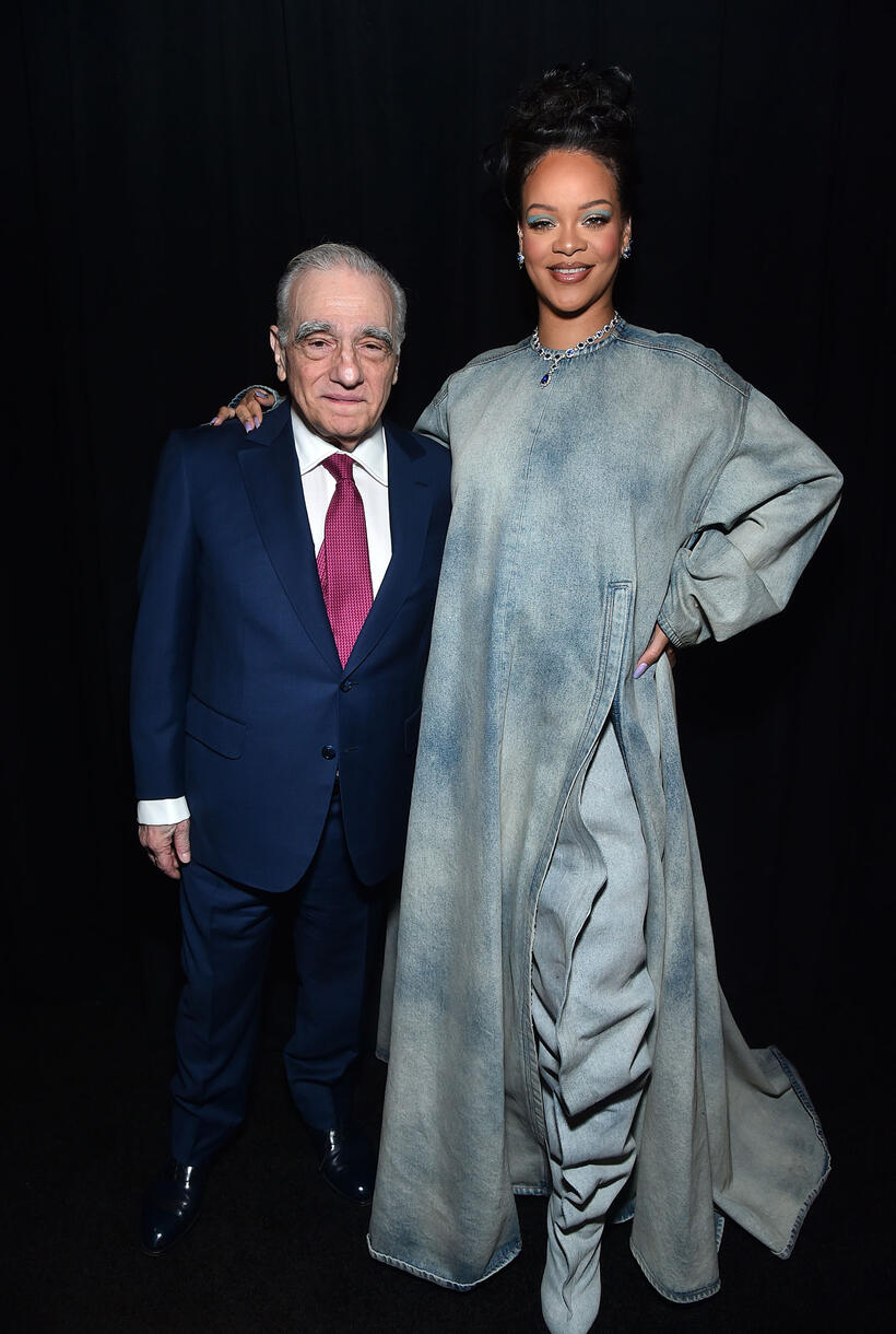 
	Martin Scorsese and Rihanna
