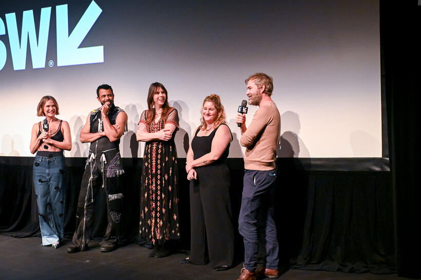 
	Katie Aselton, Daveed Diggs, Sarah Whelden, Emiy Neumann and Mark Duplass
