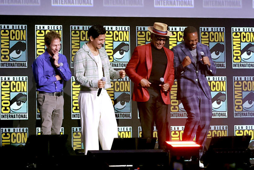 
	Tim Blake Nelson, Danny Ramirez, Giancarlo Esposit and Anthony Mackie
