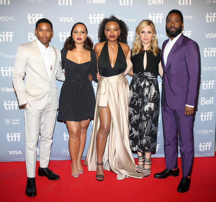 
	Kelvin Harrison Jr., Jasmine Cephas Jones, Chant&eacute; Adams, Cara Buono and John David Washington
