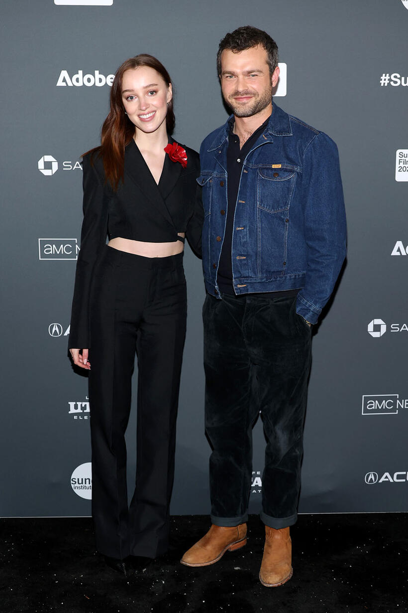 
	Phoebe Dynevor and Alden Ehrenreich&nbsp;
