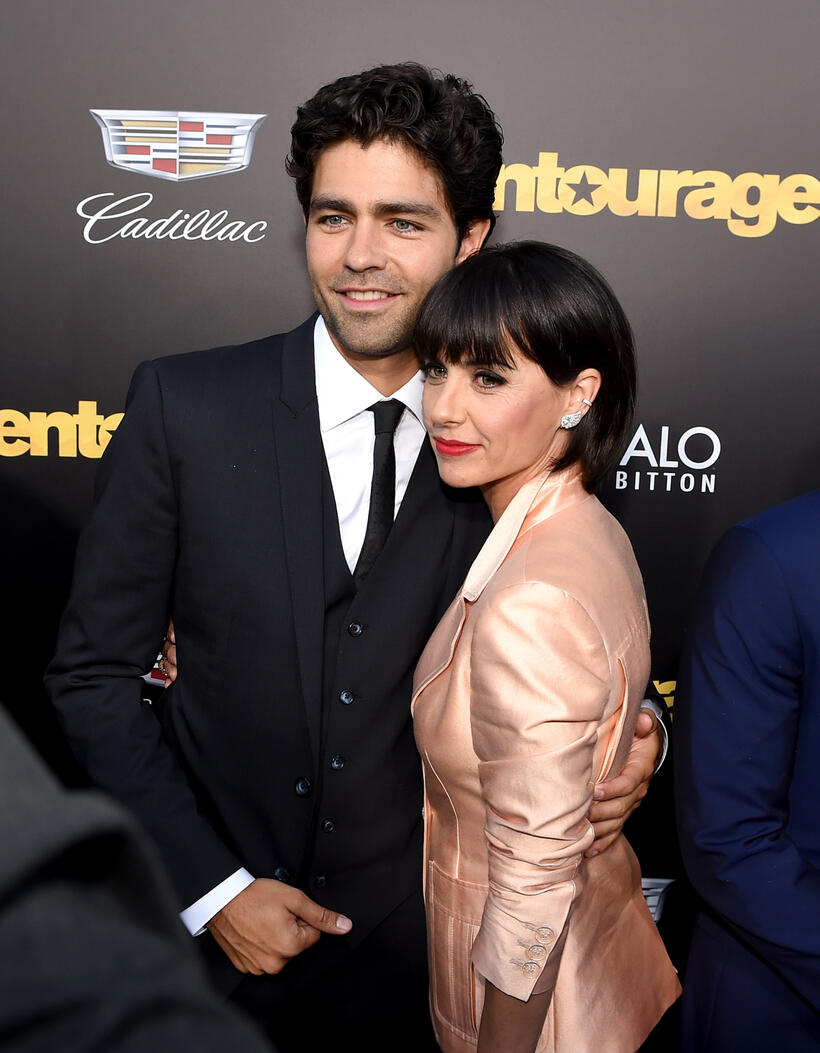 
	On the 'Entourage' Red Carpet

