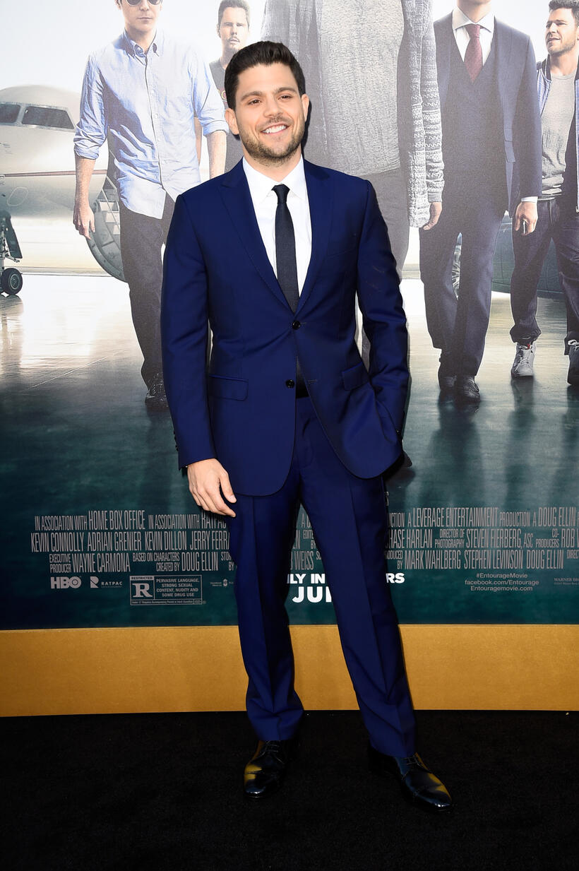 
	On the 'Entourage' Red Carpet
