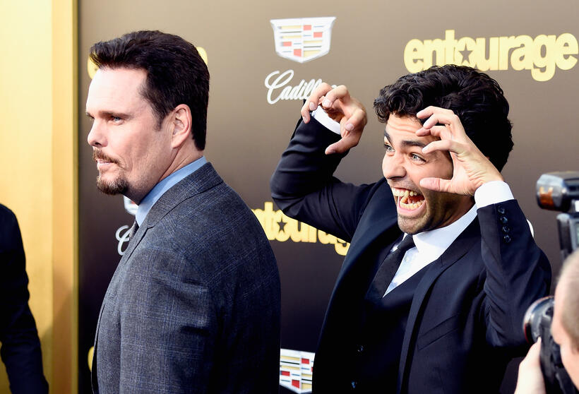 
	On the 'Entourage' Red Carpet
