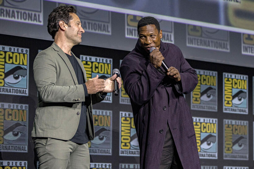 
	Paul Rudd and Jonathan Majors
