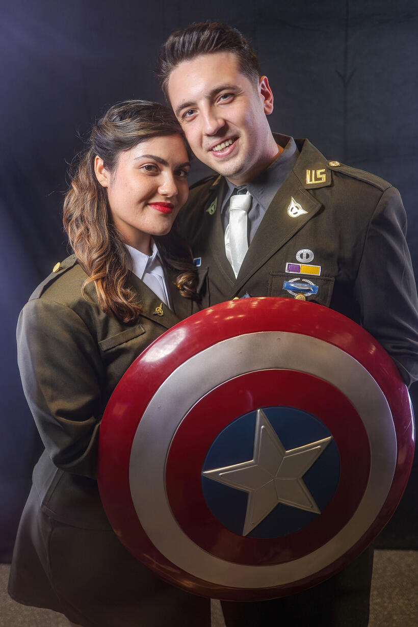 
	Peggy Carter and Steve Rogers
