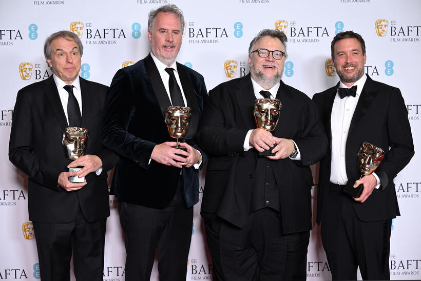 
	Gary Ungar, Mark Gustafson, Guillermo del Toro and Alex Bulkley
