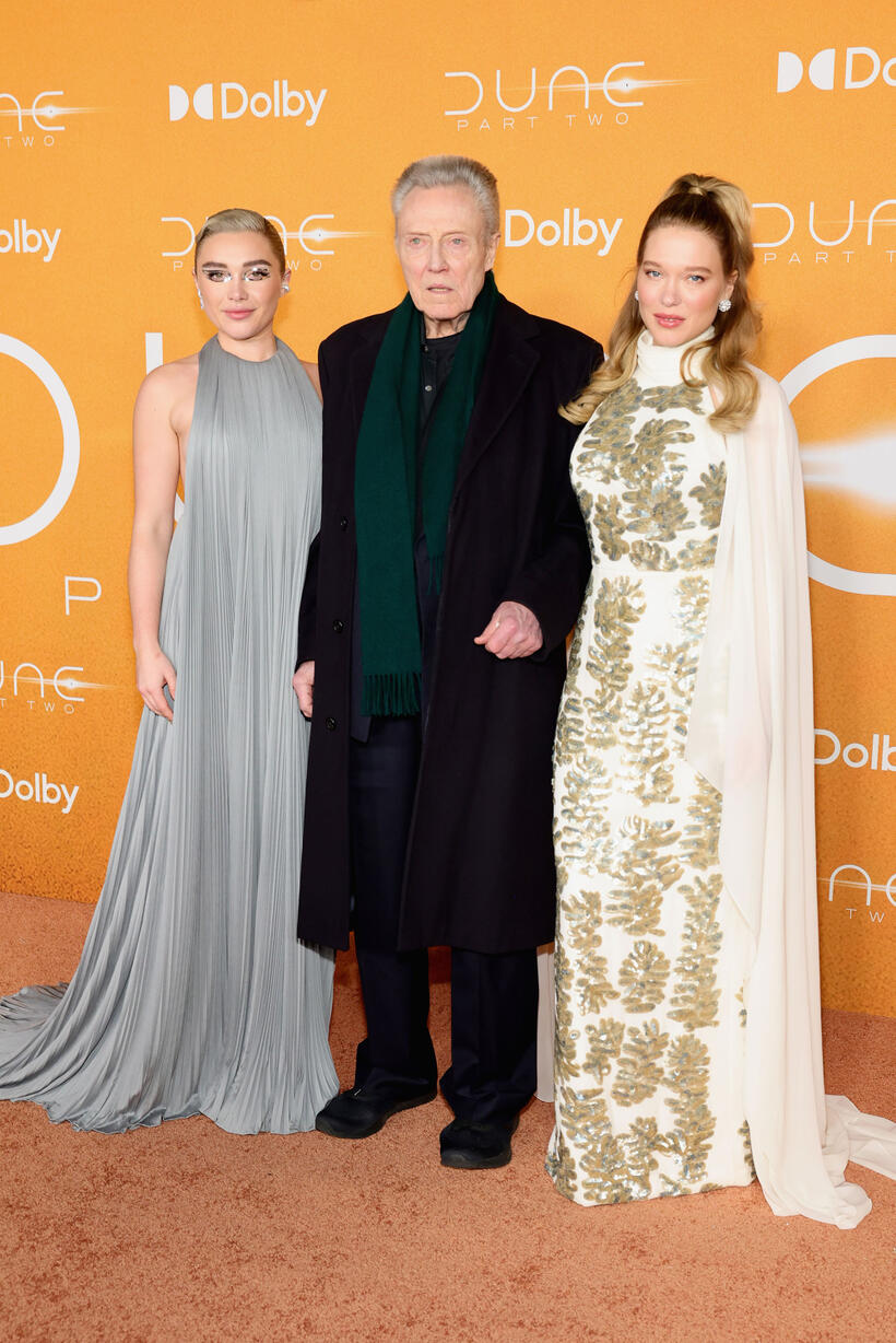 
	Florence Pugh, Christopher Walken and&nbsp;L&eacute;a Seydoux
