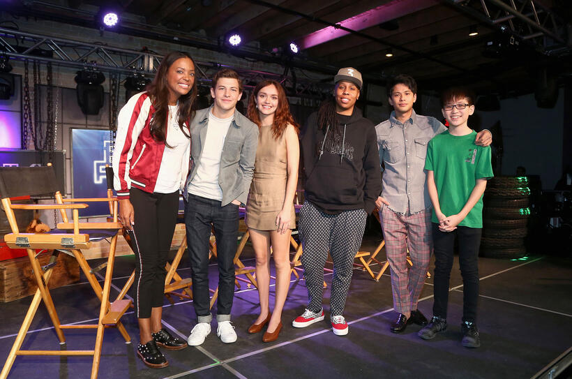
	Aisha Tyler, Tye Sheridan, Olivia Cooke, Lena Waithe, Win Morisaki and Philip Zhao&nbsp;
