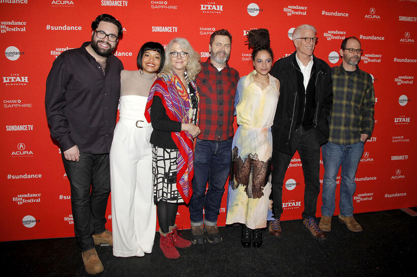 
	Brett Haley, Kiersey Clemons, Nick Offerman, Sasha Lane, Ted Danson and Marc Basch&nbsp;
