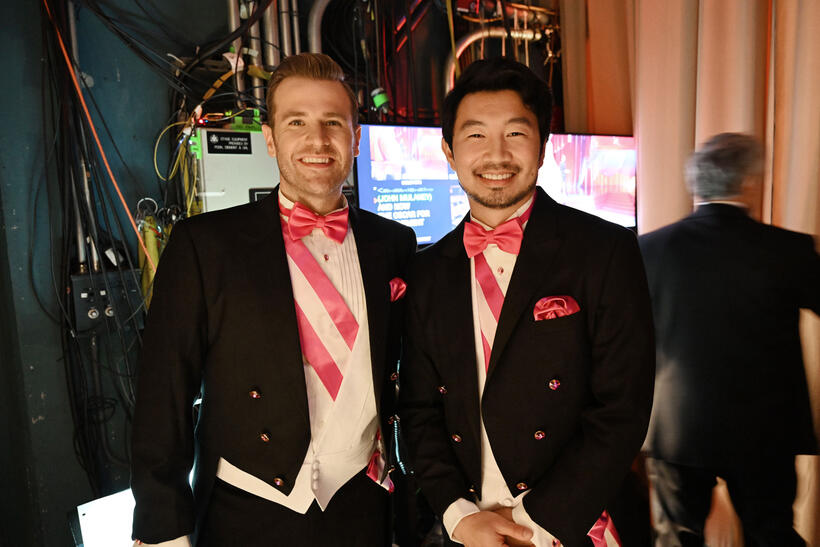 
	Scott Evans and Simu Liu

