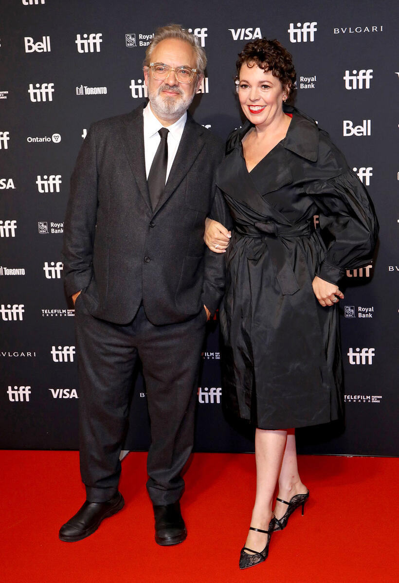 
	Sam Mendes and Olivia Colman
