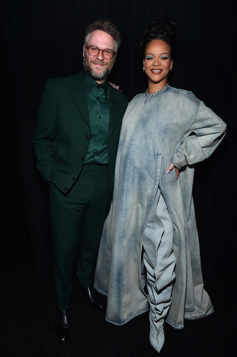 
	Seth Rogen and Rihanna
