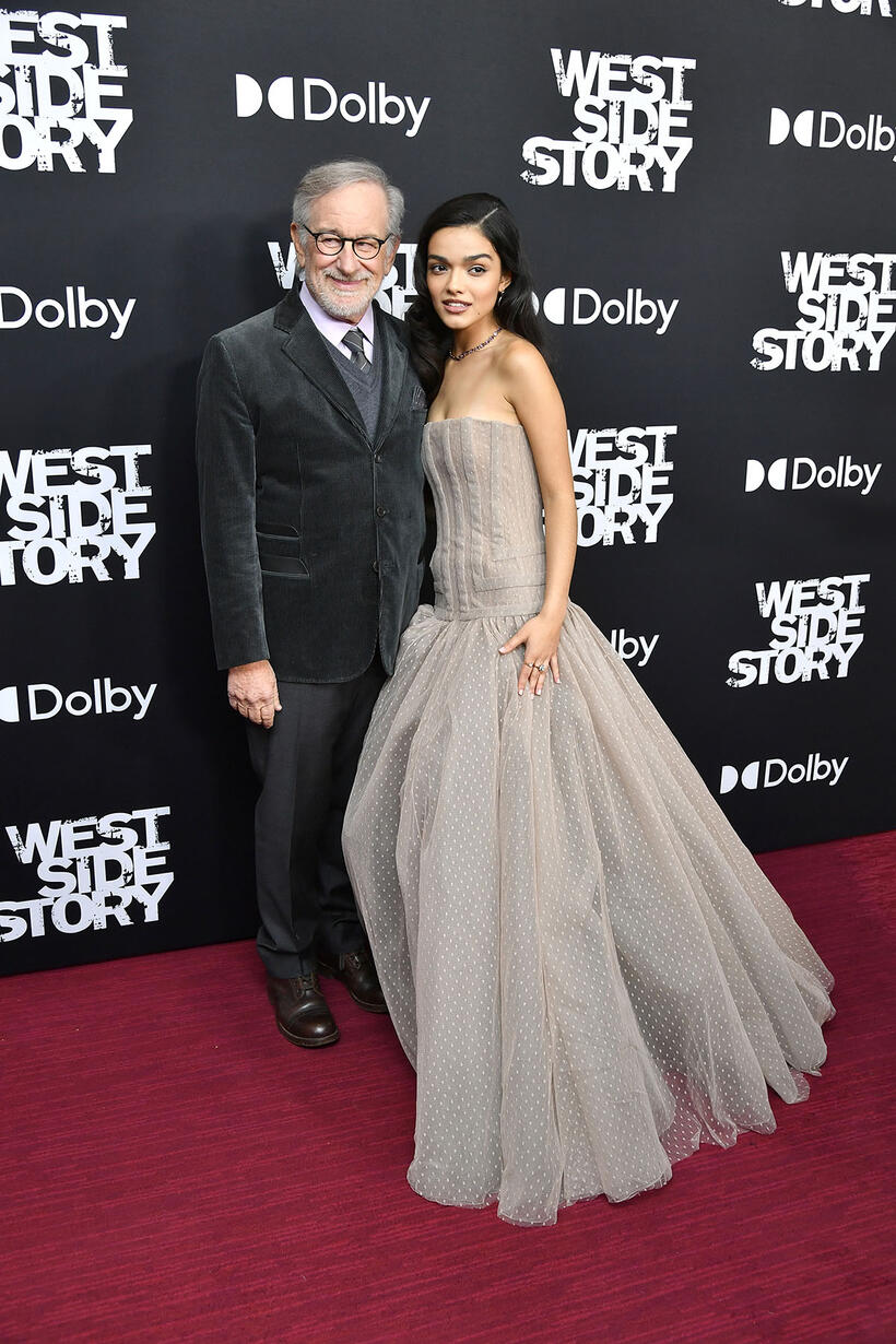 
	Steven Spielberg and Rachel Zegler
