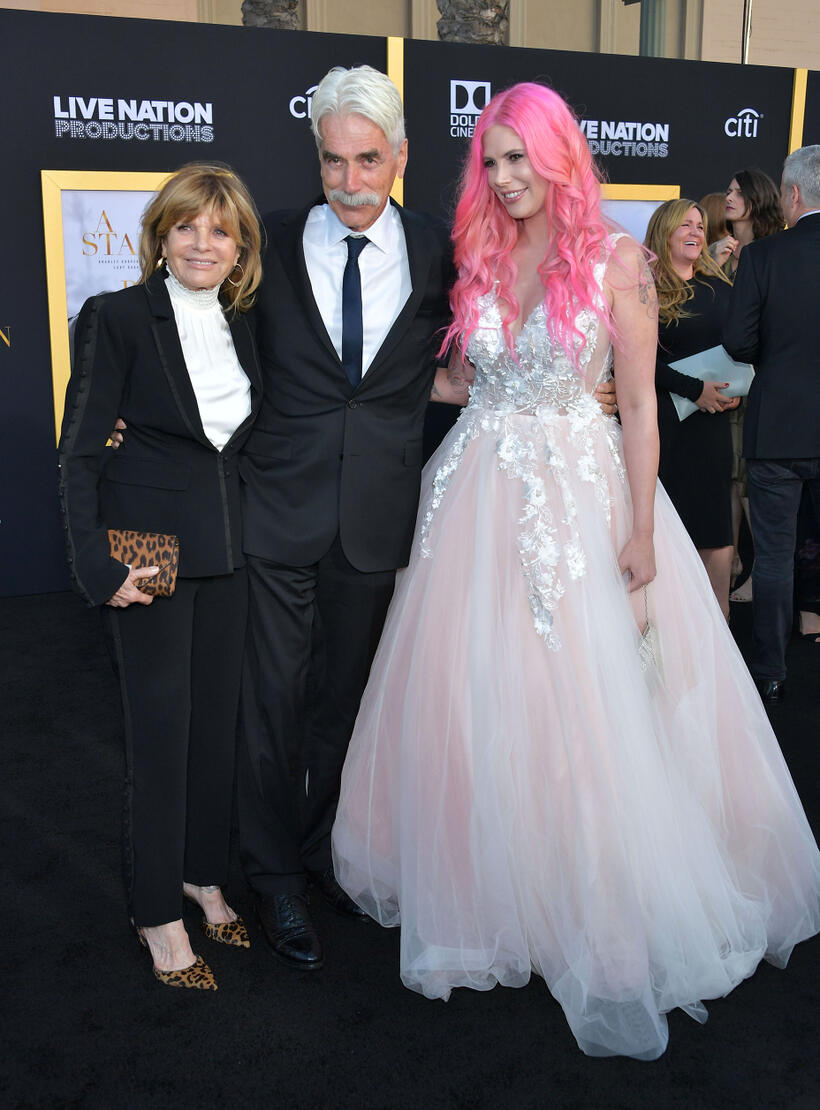 
	Katharine Ross, Sam Elliott and Cleo Rose Elliott
