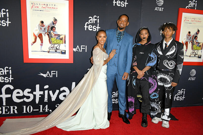 
	Jada Pinkett Smith, Will Smith, Willow Smith and Jaden Smith
