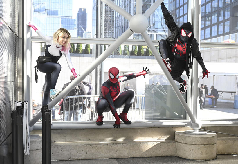 
	Spider-Gwen and Spider-Men
