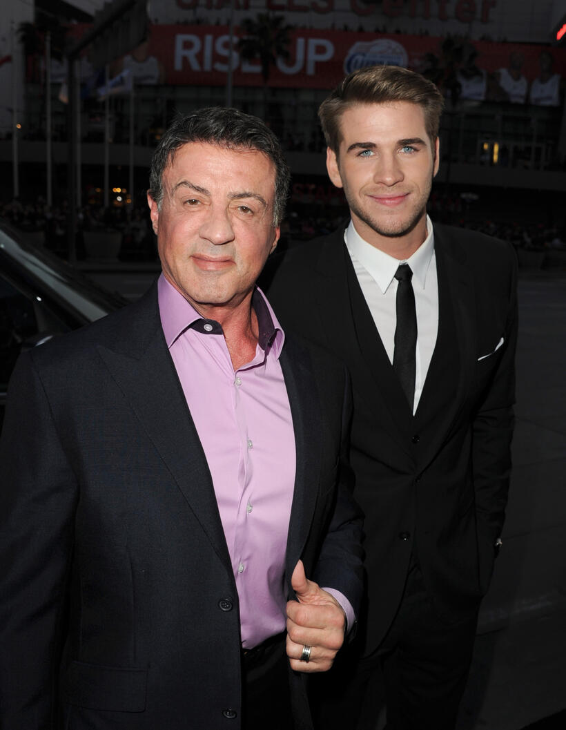 
	The Hunger Games Sylvester Stallone Liam Hemsworth
