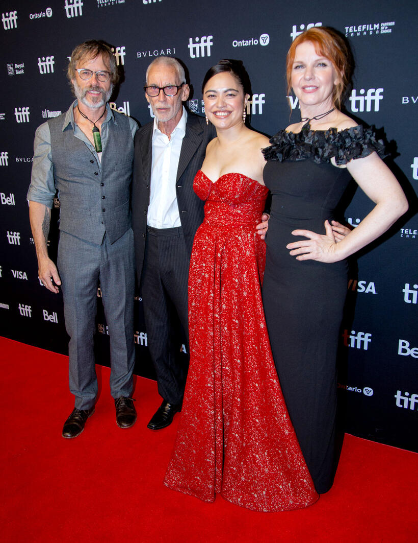
	Guy Pearce, Lee Tamahori, Tioreore Ngatai-Melbourne and Jacqueline McKenzie&nbsp;
