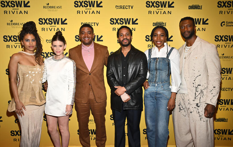 
	Zazie Beetz, Kate Mara, Andre Gaines, Andre Holland, Lauren E. Banks and Aldis Hodge
