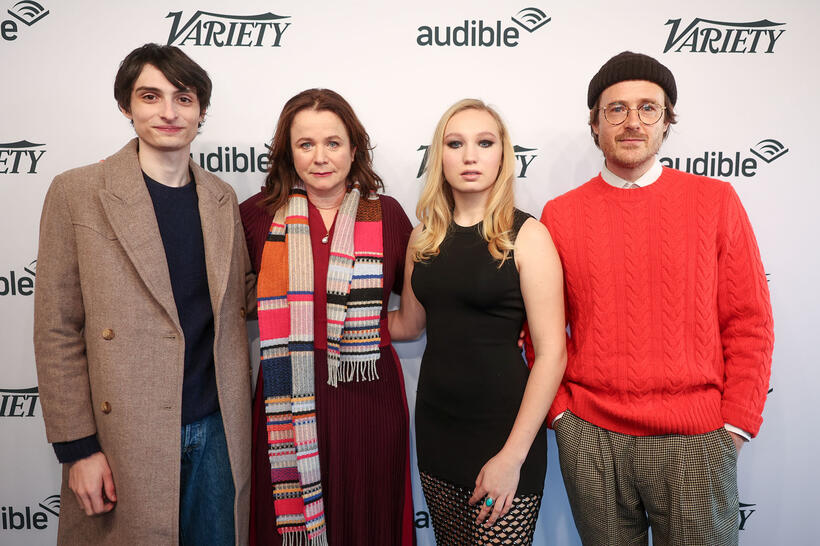 
	Finn Wolfhard, Emily Watson, Helena Zengel and Isaiah Saxon
