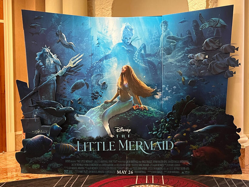 
	The Little Mermaid display

