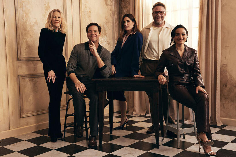 
	Catherine O'Hara, Ike Barinholtz, Kathryn Hahn, Seth Rogen and Chase Sui Wonders
