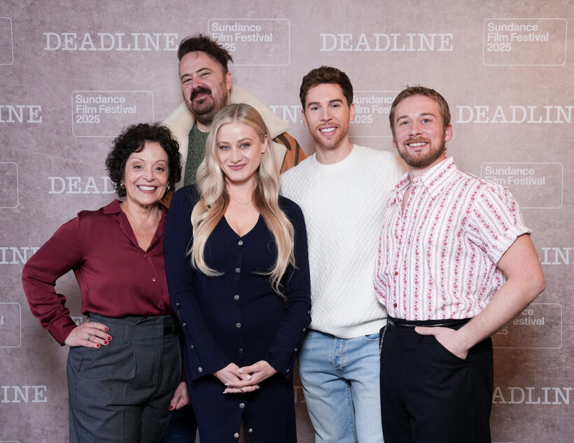 
	Marlene Forte, Addison Heimann, Olivia Taylor Dudley, Jordan Gavaris and Lou Taylor Pucci&nbsp;
