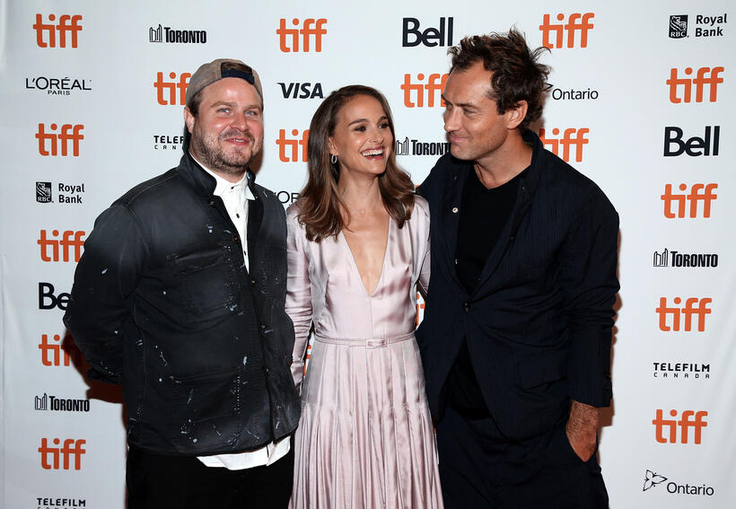
	Brady Corbet, Natalie Portman and Jude Law
