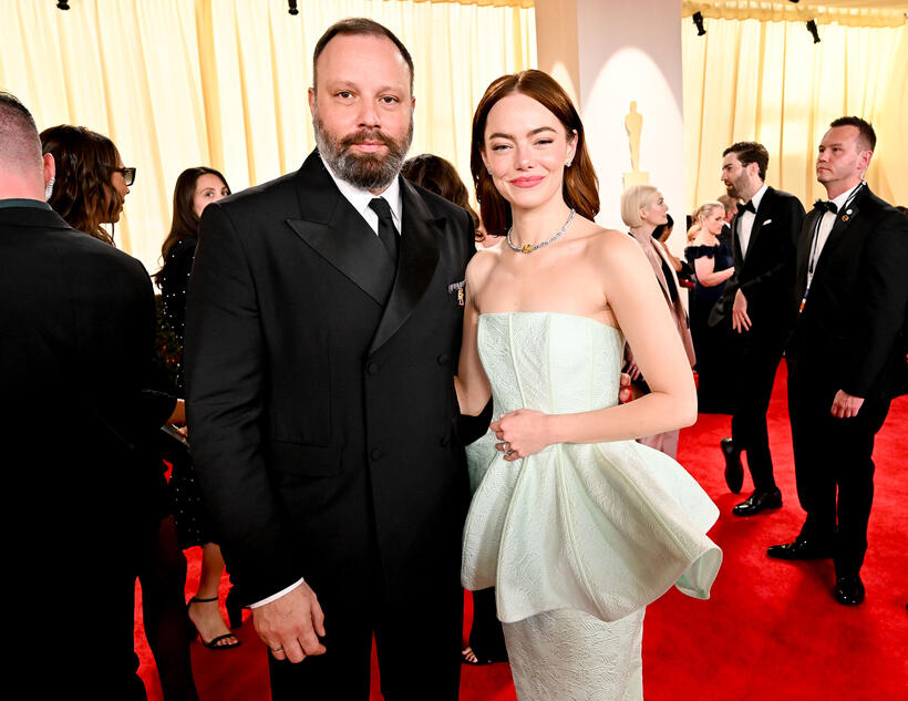 
	Yorgos Lanthimos and Emma Stone
