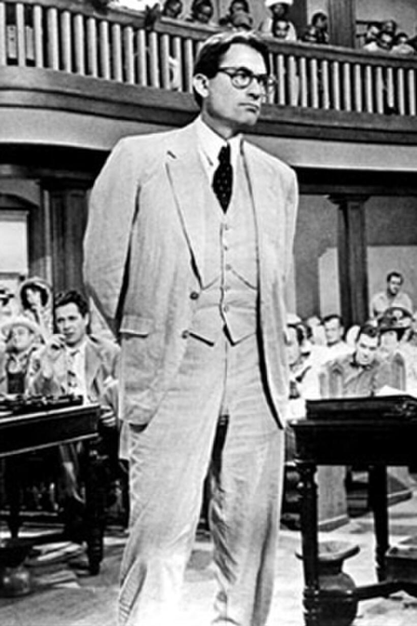 Gregory Peck in "To Kill a Mockingbird"