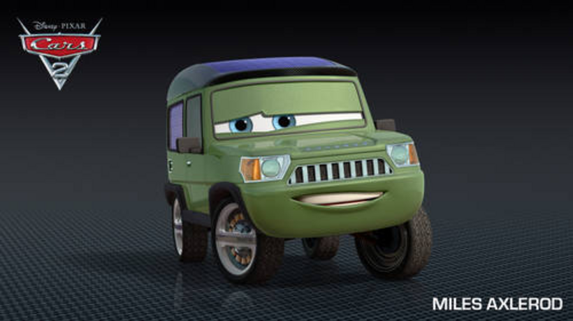 miles axlerod from cars 2
