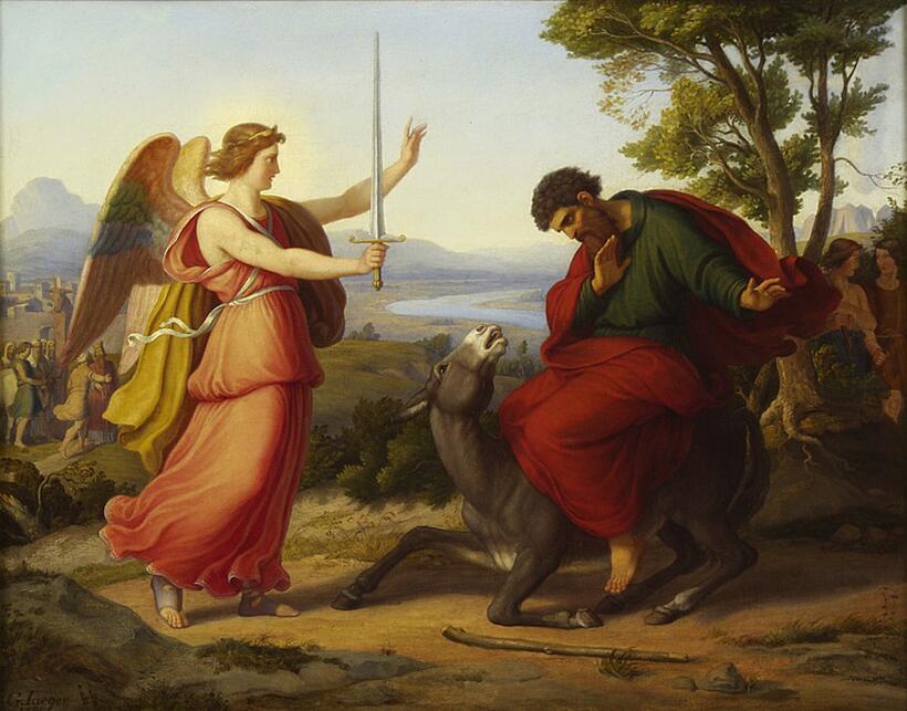 
	Balaam and His Talking Donkey
