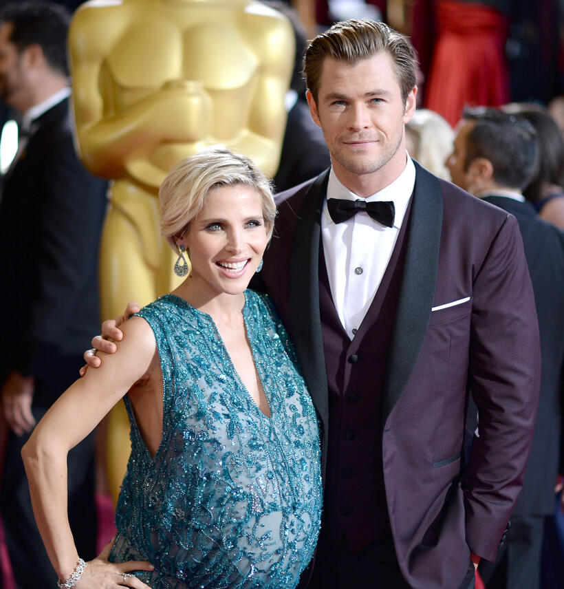 
	Elsa Pataky and Chris Hemsworth
