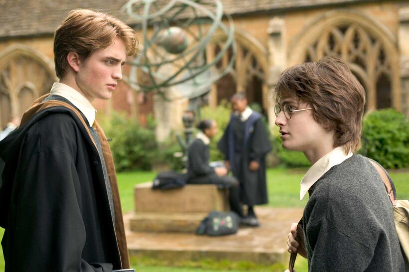 Cedric Diggory and Harry
